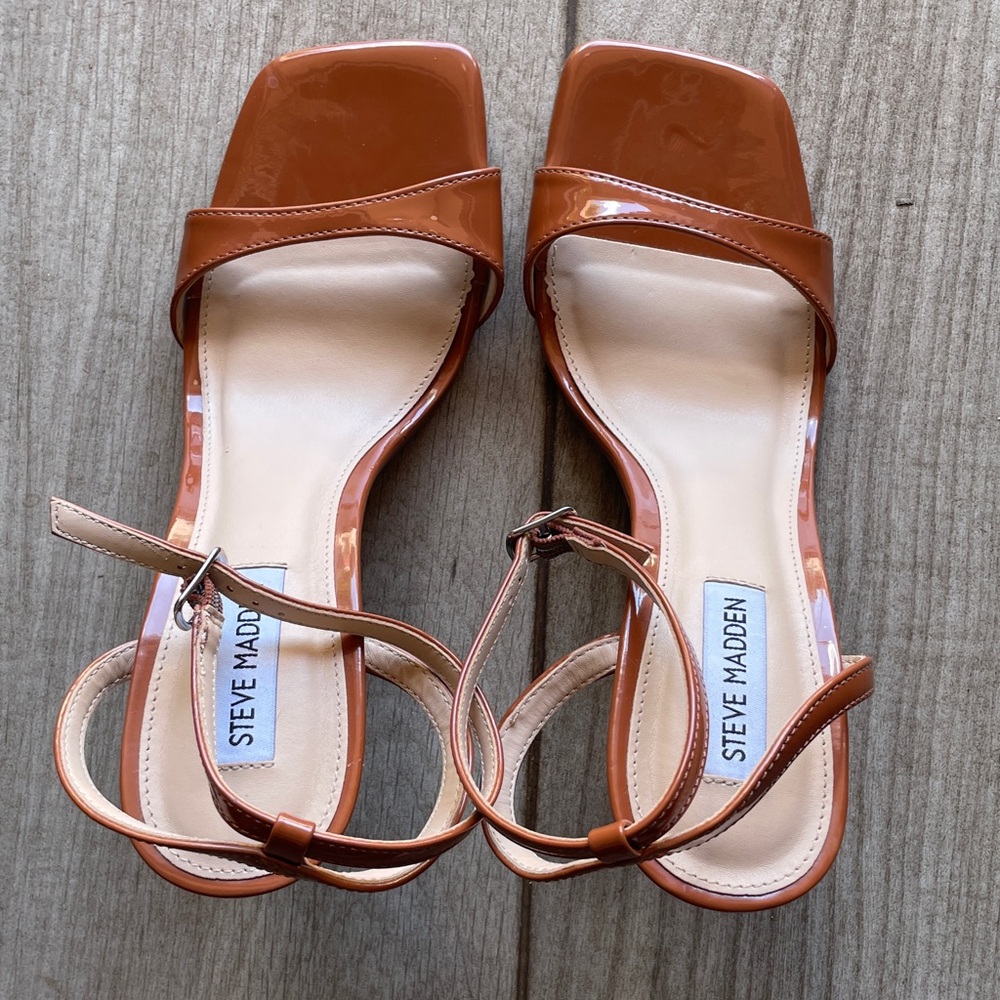 Steve Madden Women's Burnt Orange Heeled Sandals